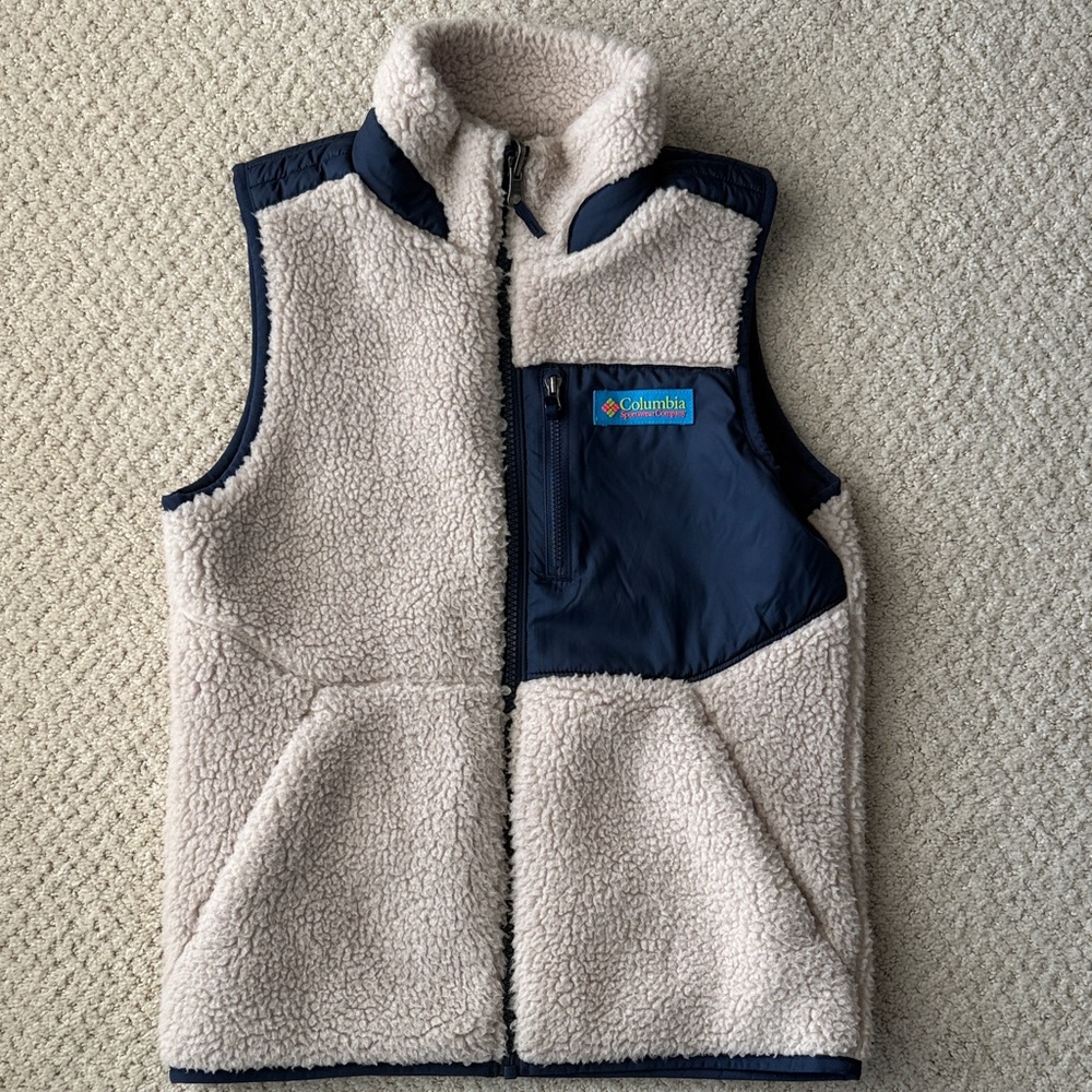 Columbia Youth Reversible ‘Sherpa’ vest (unisex)